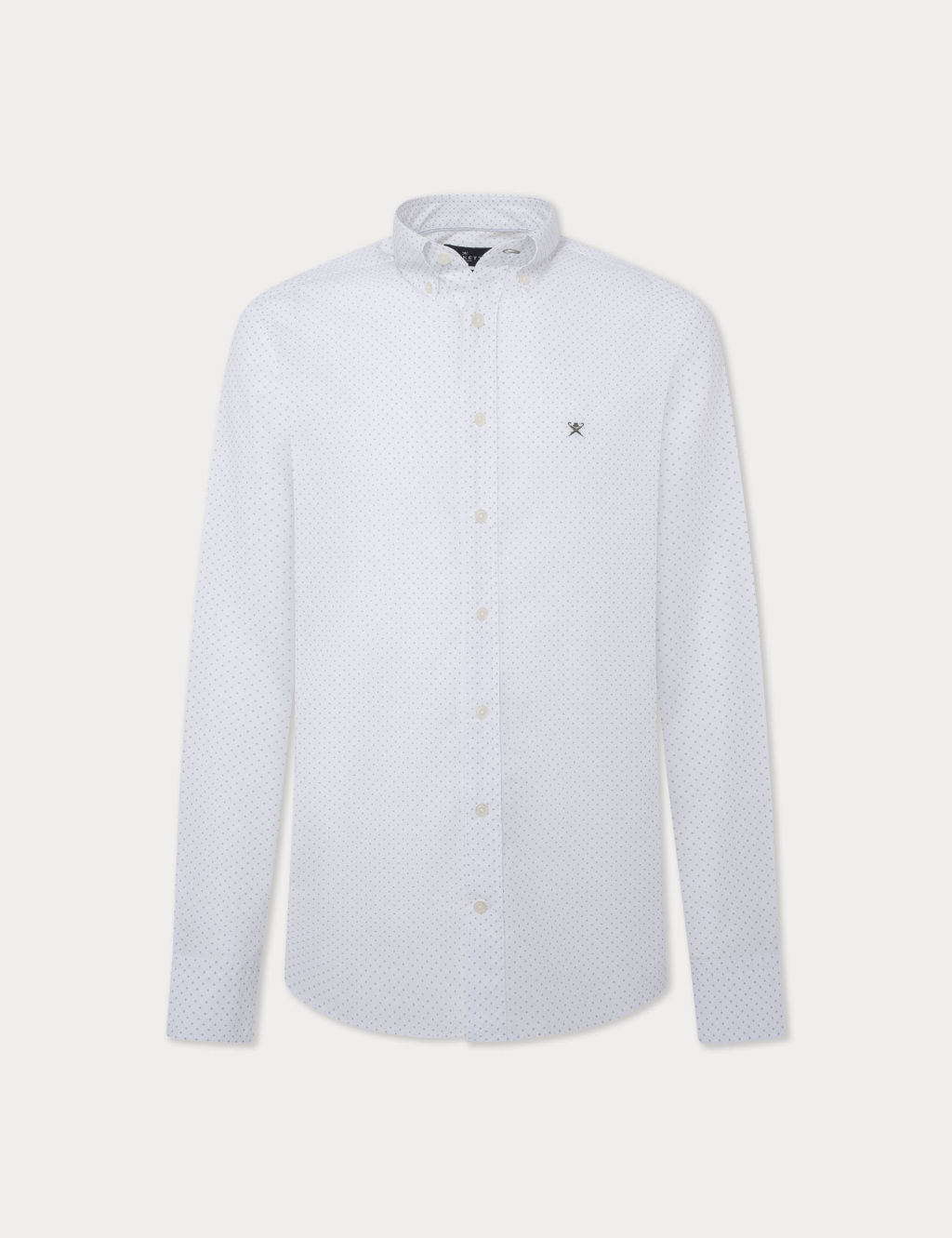 Pure Cotton Polka Dot Oxford Shirt