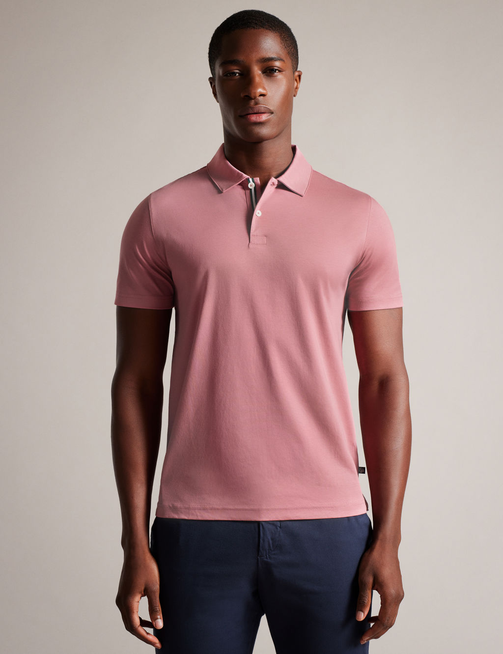 Slim Fit Pure Cotton Polo Shirt