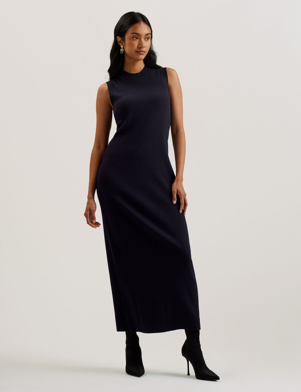 Knitted Maxi Column Dress