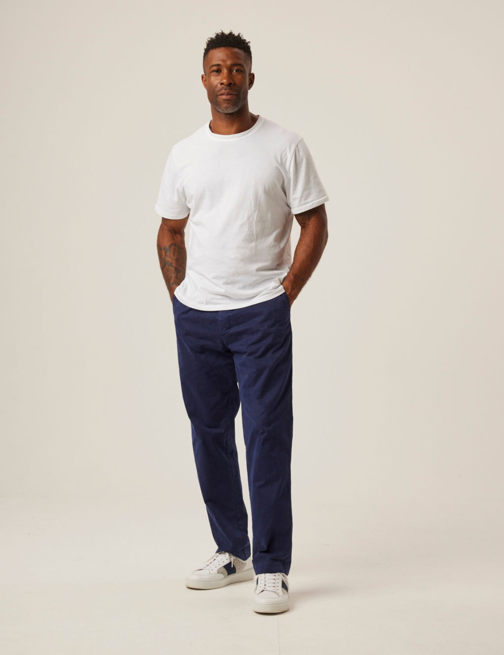 Pure Cotton Regular Fit Chinos