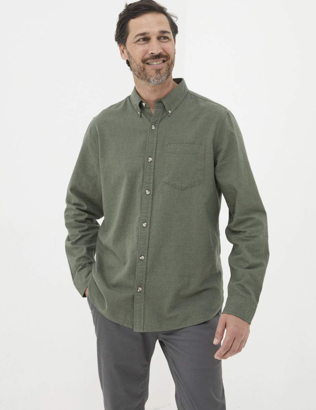 Pure Cotton Oxford Shirt