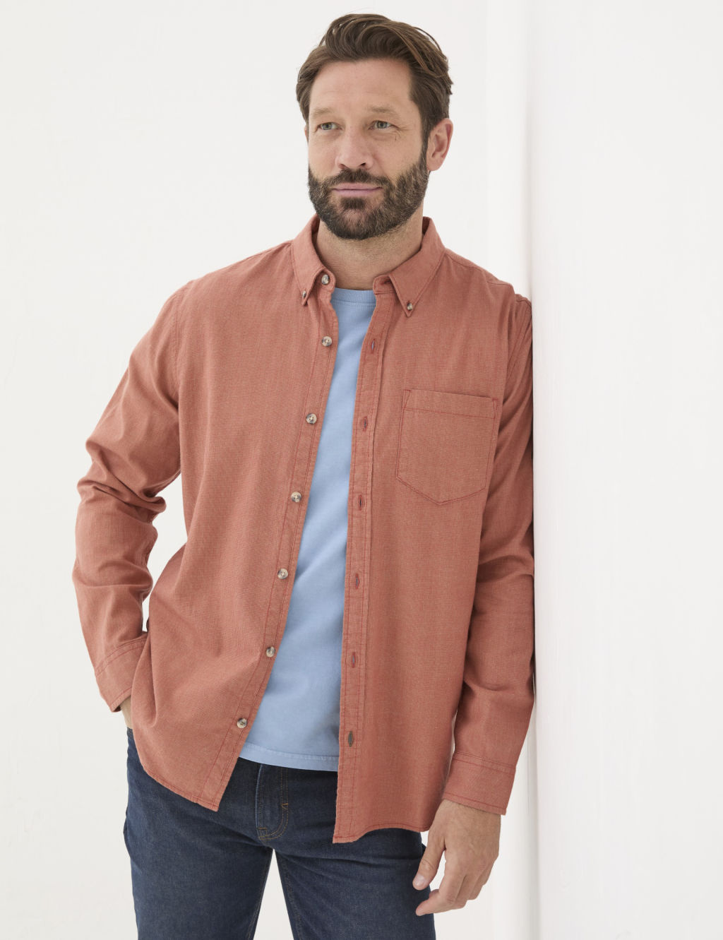 Pure Cotton Oxford Shirt