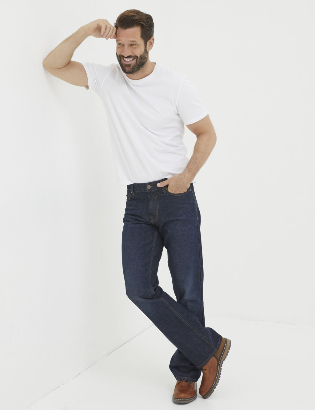 Bootcut Pure Cotton 5 Pocket Jeans