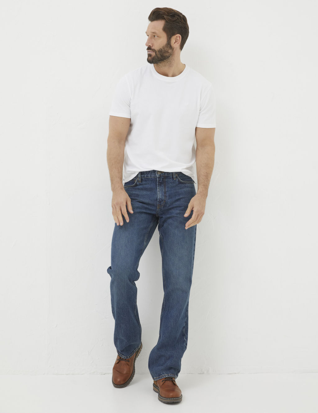 Bootcut Pure Cotton 5 Pocket Jeans