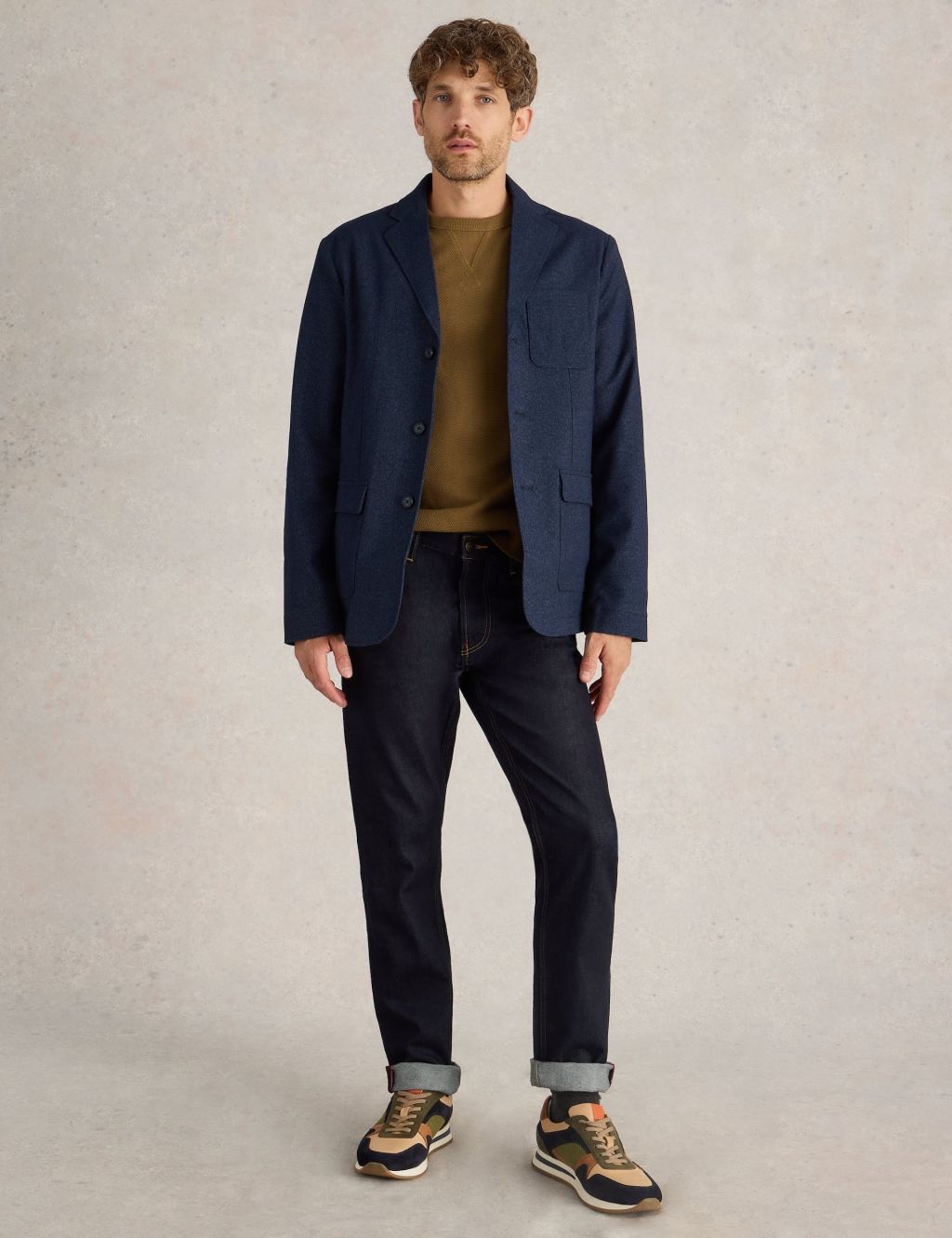 Cotton Blend Blazer