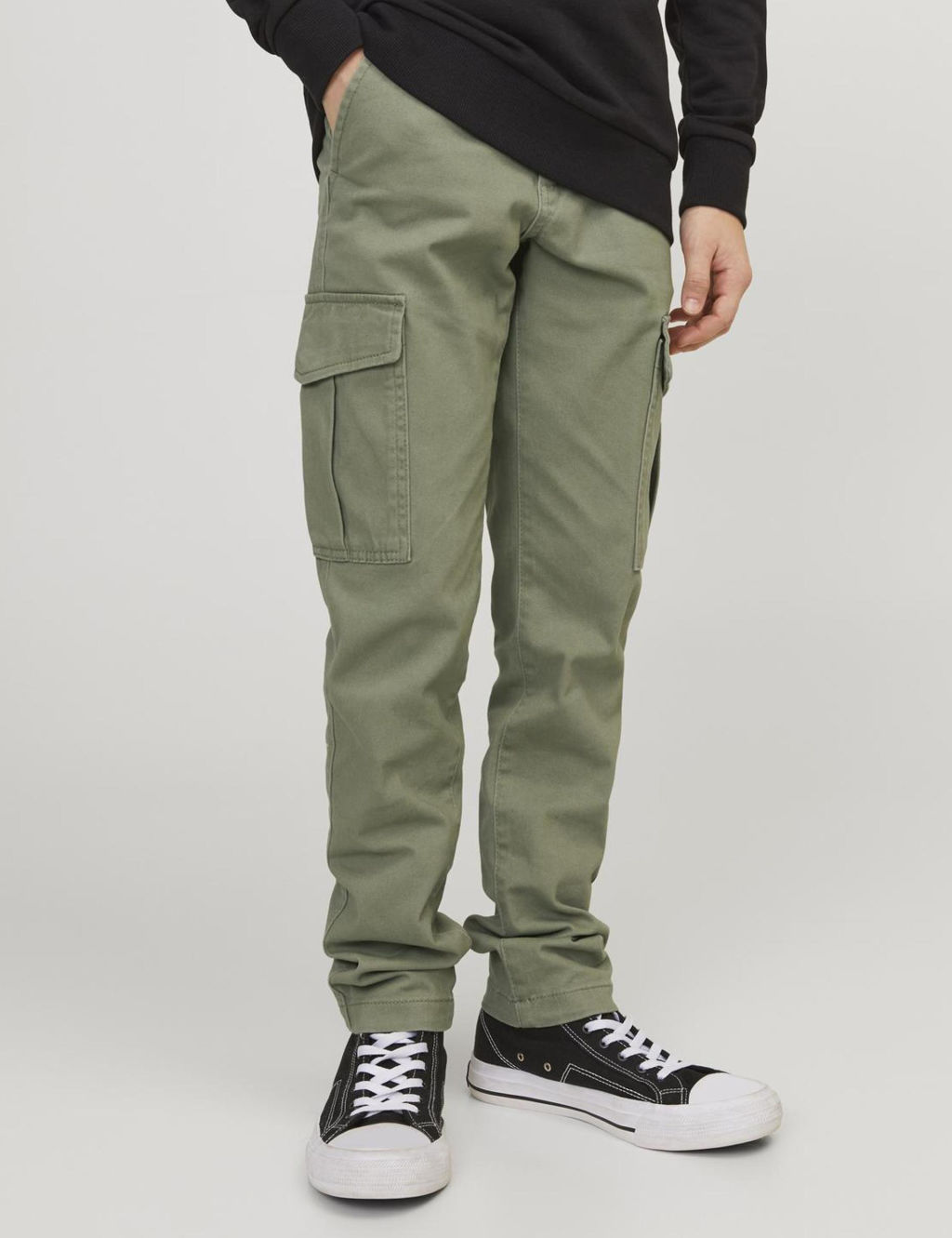 Slim Cotton Rich Cargo Trousers (8-16 Yrs)