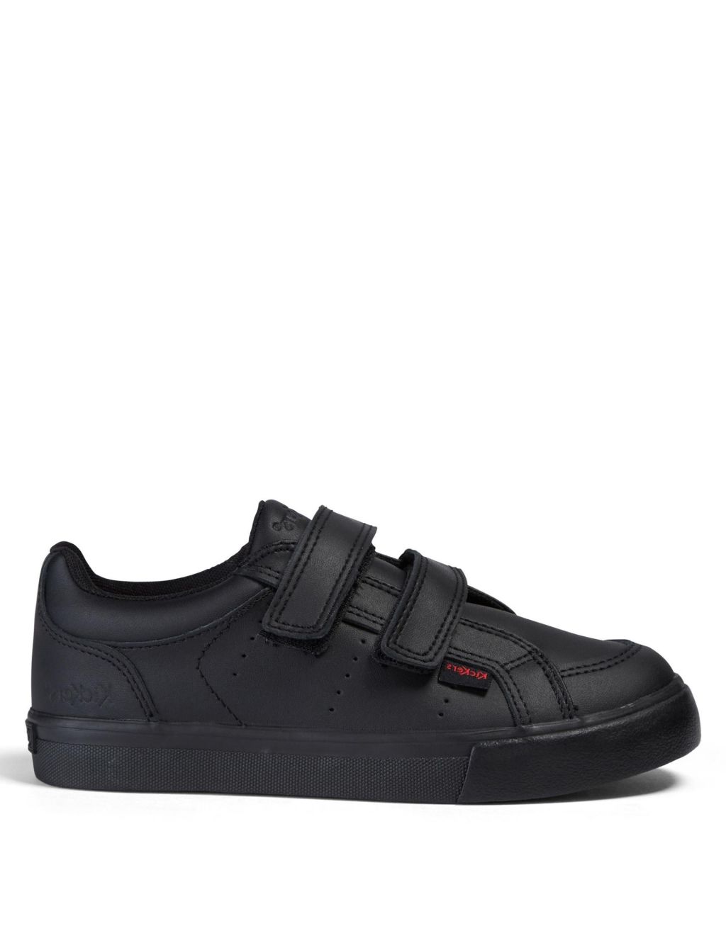 Kids' Leather Riptape School Shoes 3 of 5