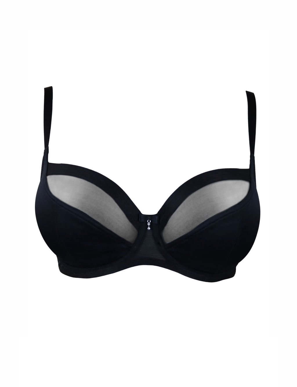 Viva Luxe Mesh Wired Full Cup Bra D-J 1 of 6