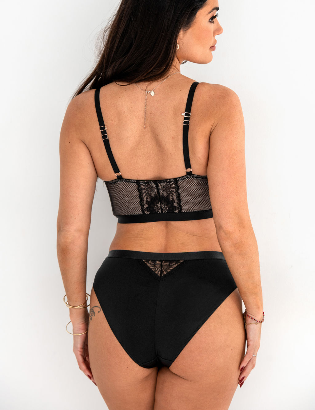 India Gatsby Mesh & Lace Briefs 6 of 7