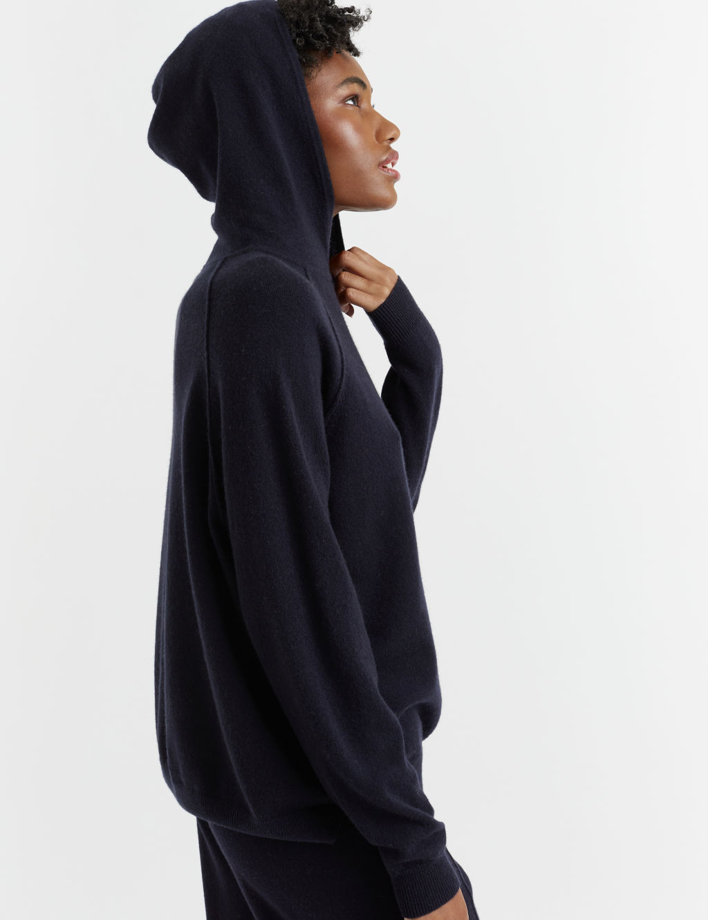 Wool Rich With Cashmere Hoodie