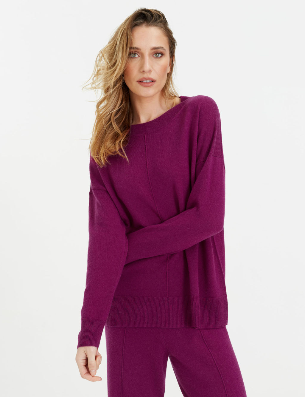Wool Rich with Cashmere Relaxed Jumper