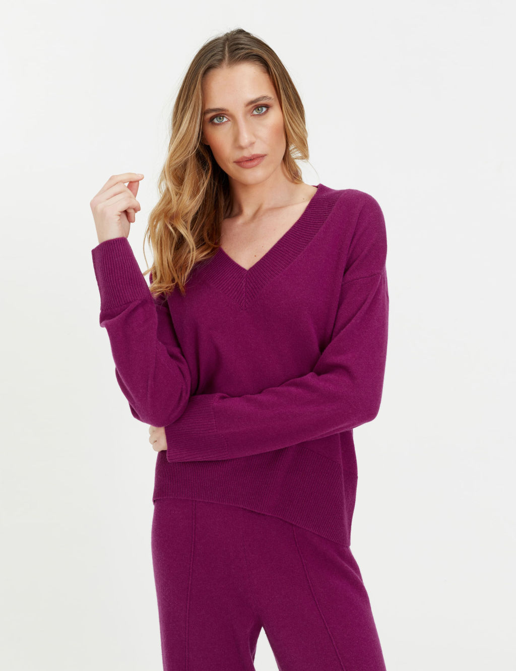 Wool Rich Relaxed Jumper with Cashmere