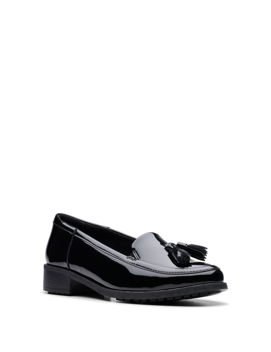 Patent Leather Tassel Slip On Loafers 5 of 7