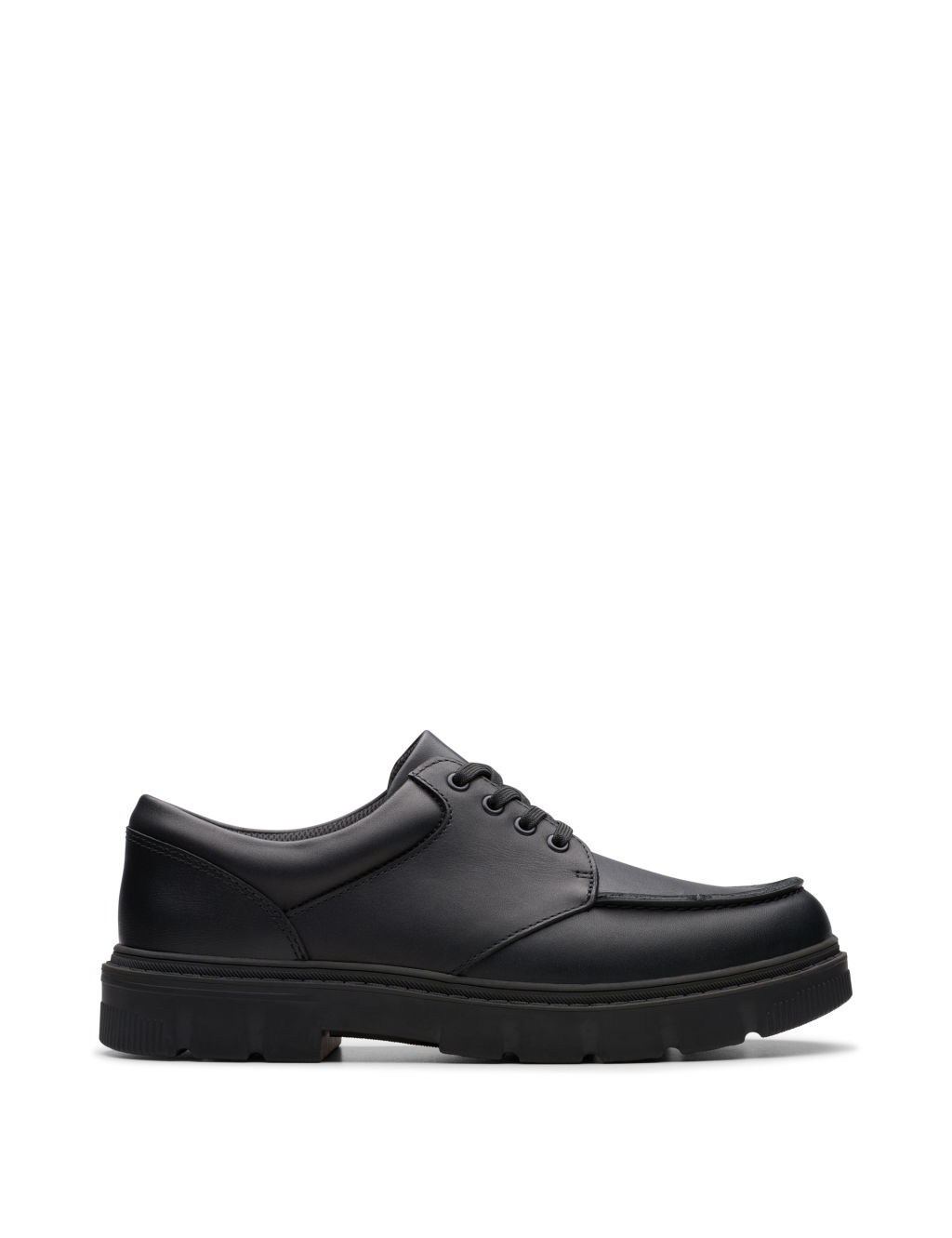 Kids' Leather School Shoes (3 Large - 9.5 Large)