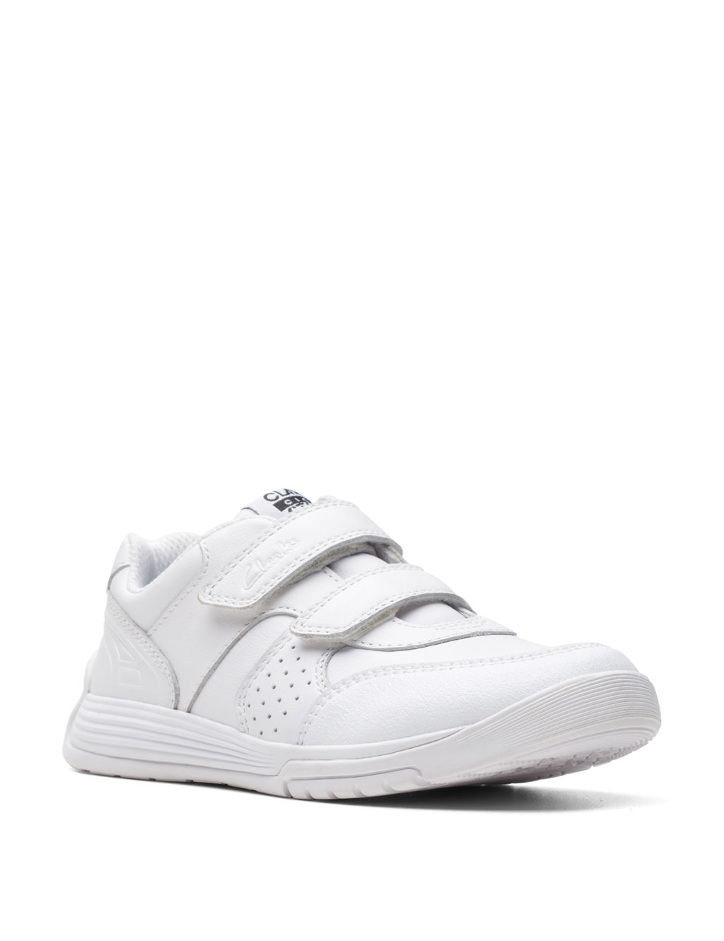 Kids' Leather Riptape Trainers (7 Small - 2.5 Large) 1 of 8