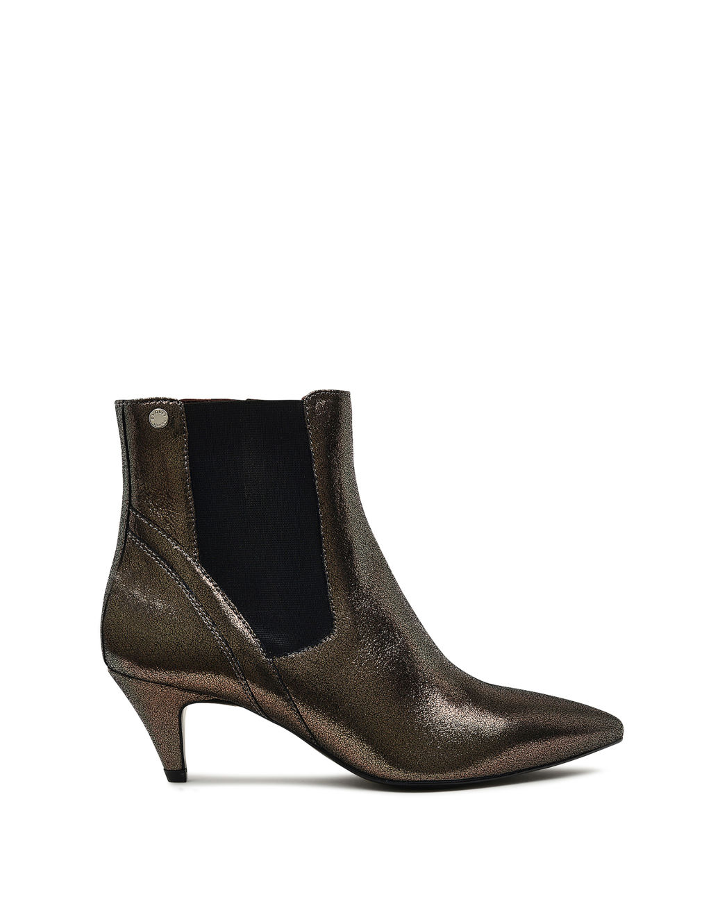 Point Street Leather Stiletto Heel Ankle Boots