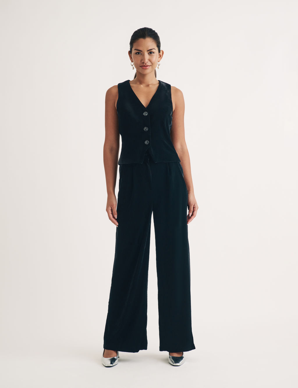 Velvet Relaxed Trousers