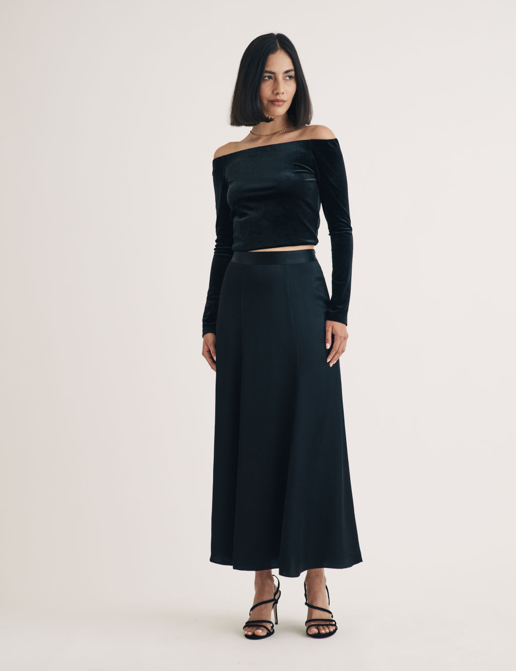 Maxi Pleated Skirt