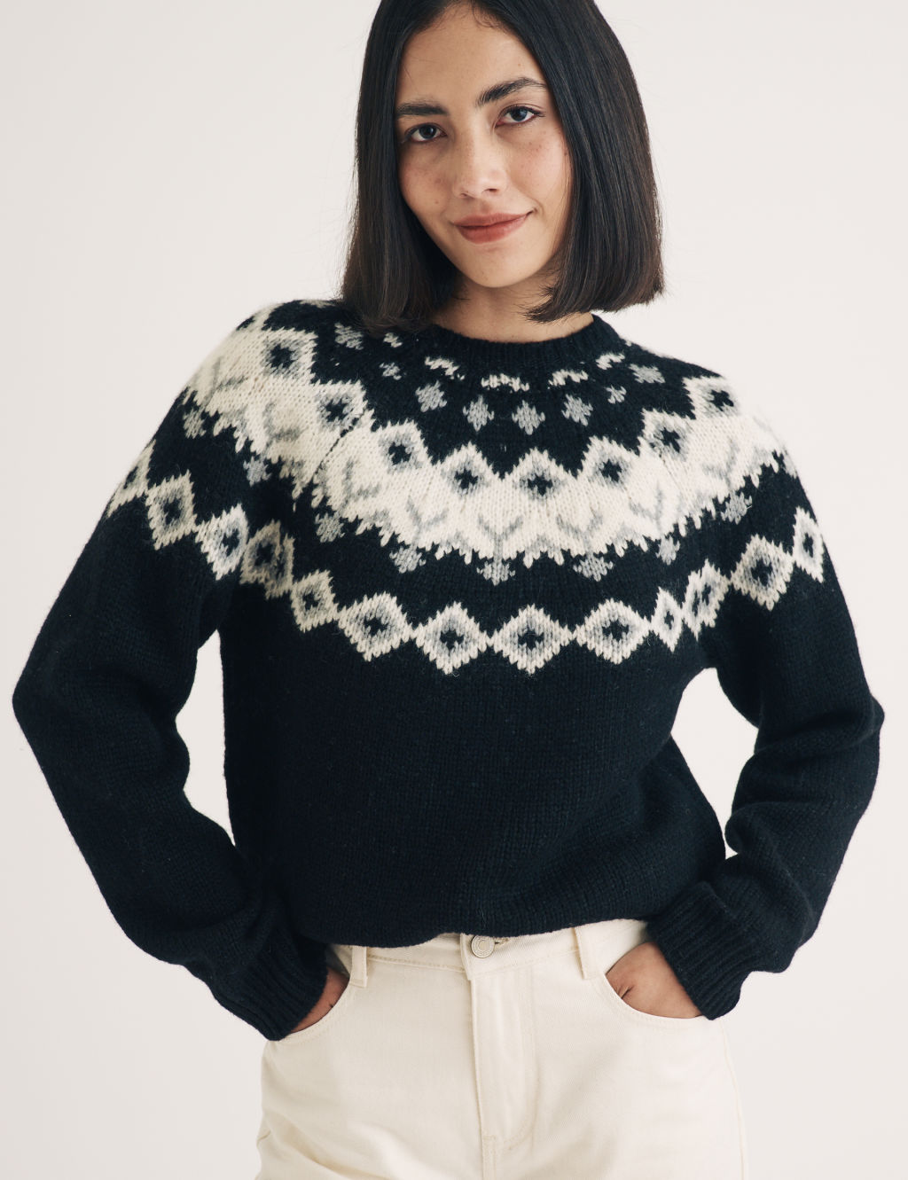 Wool Rich Fair Isle Jumper