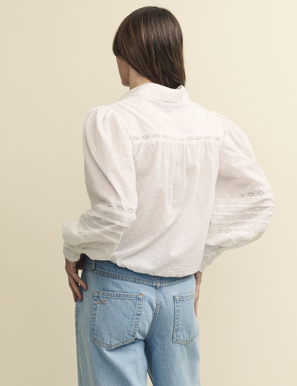 Pure Cotton Embroidered Blouse 1 of 6