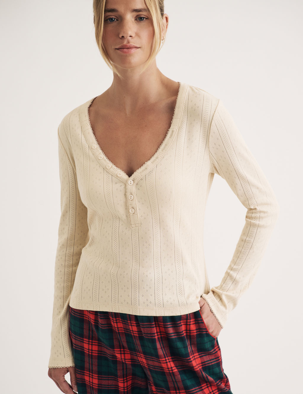 Pure Cotton Pyjama Top
