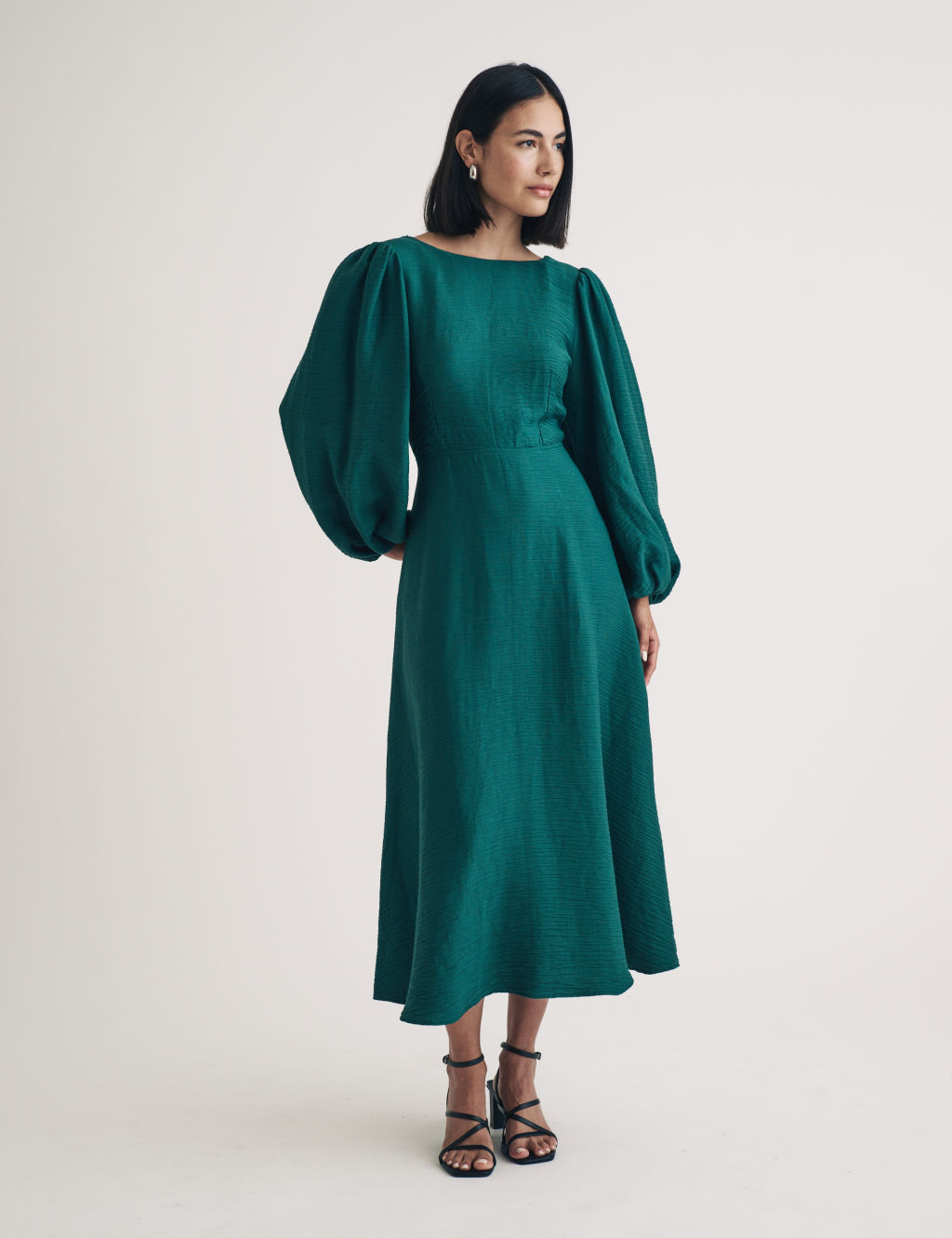 Lace Midaxi Smock Dress