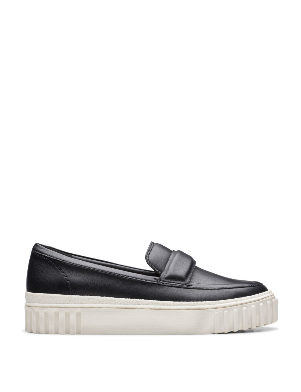 Leather Flatform Loafers