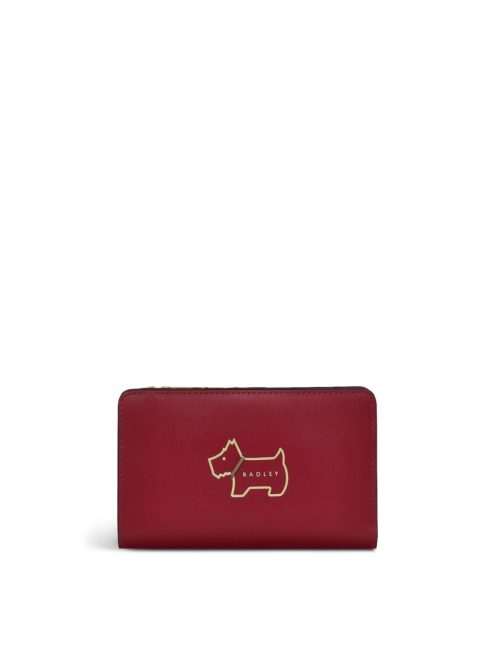 Heritage Dog Outline Leather Purse