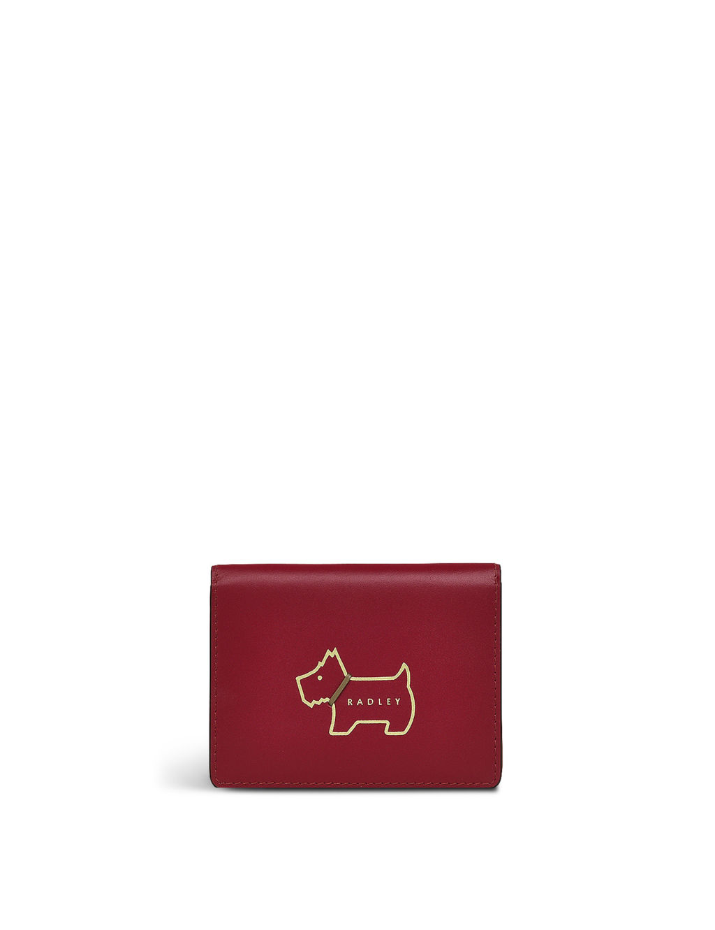 Heritage Dog Outline Leather Cardholder