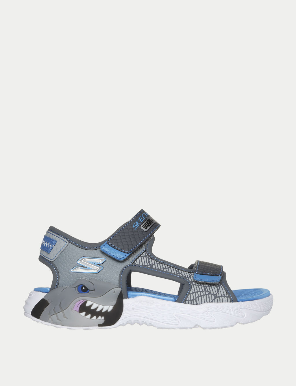 Kids' Skech-o-Saurus Riptape Light-Up Sandals (9½ Small - 4 Large)