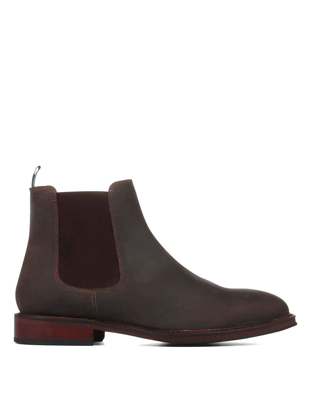 Leather Pull On Chelsea Boots