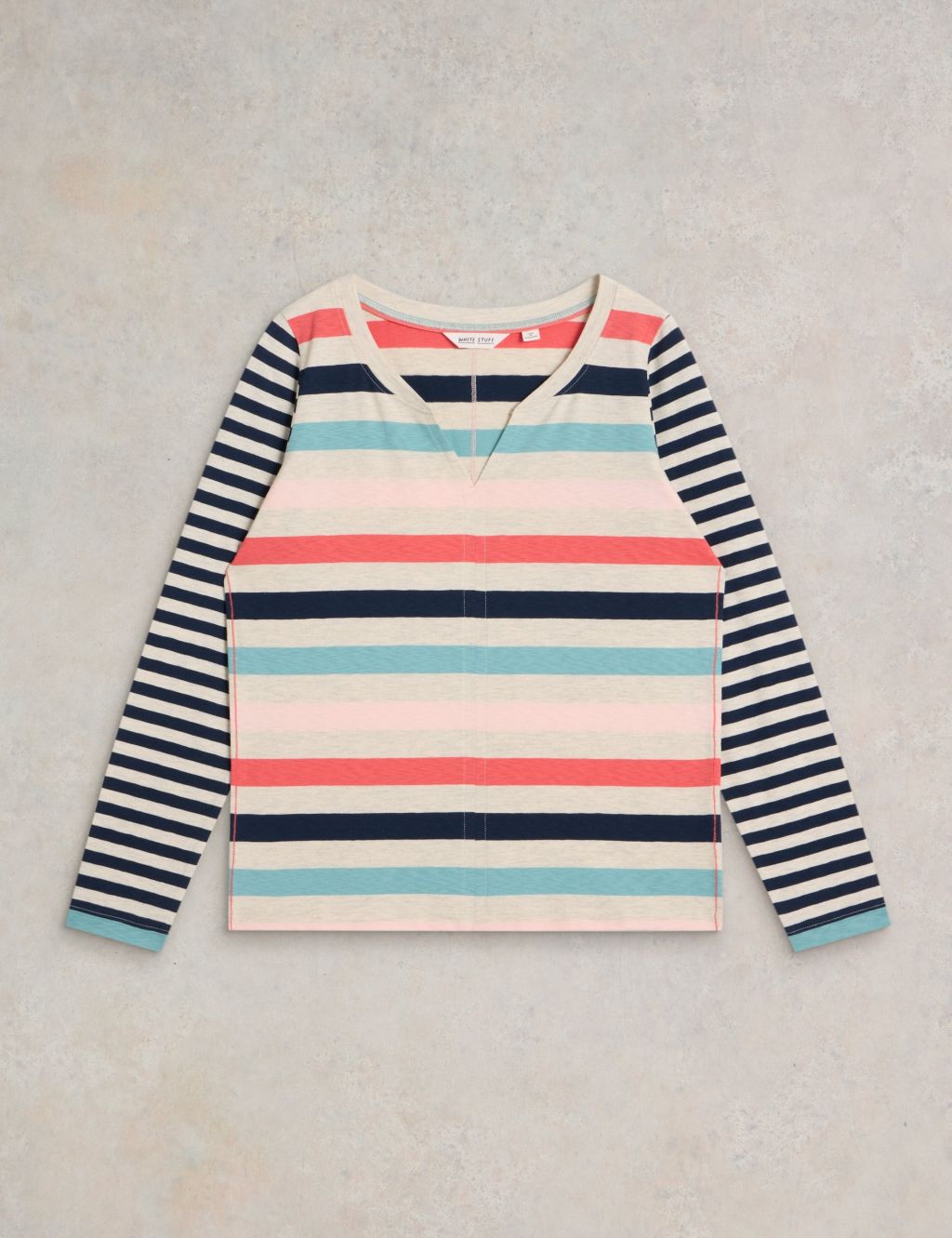 Pure Cotton Striped T-Shirt 1 of 6