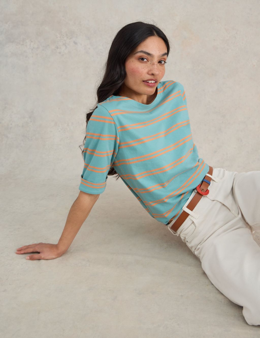 Pure Cotton Striped T-Shirt 3 of 6