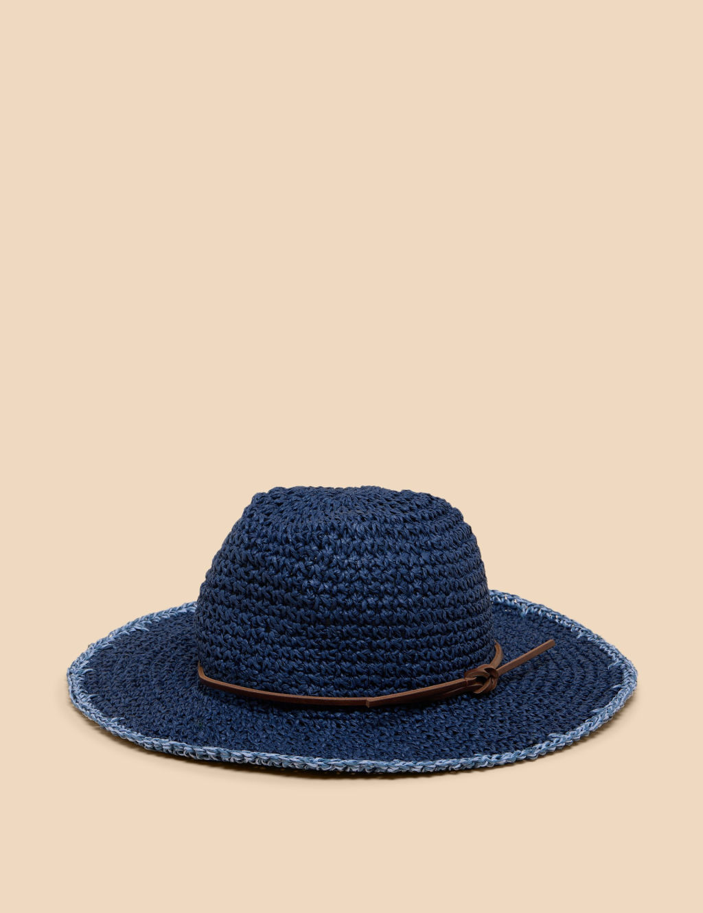 Paper Wide Brim Fedora Hat