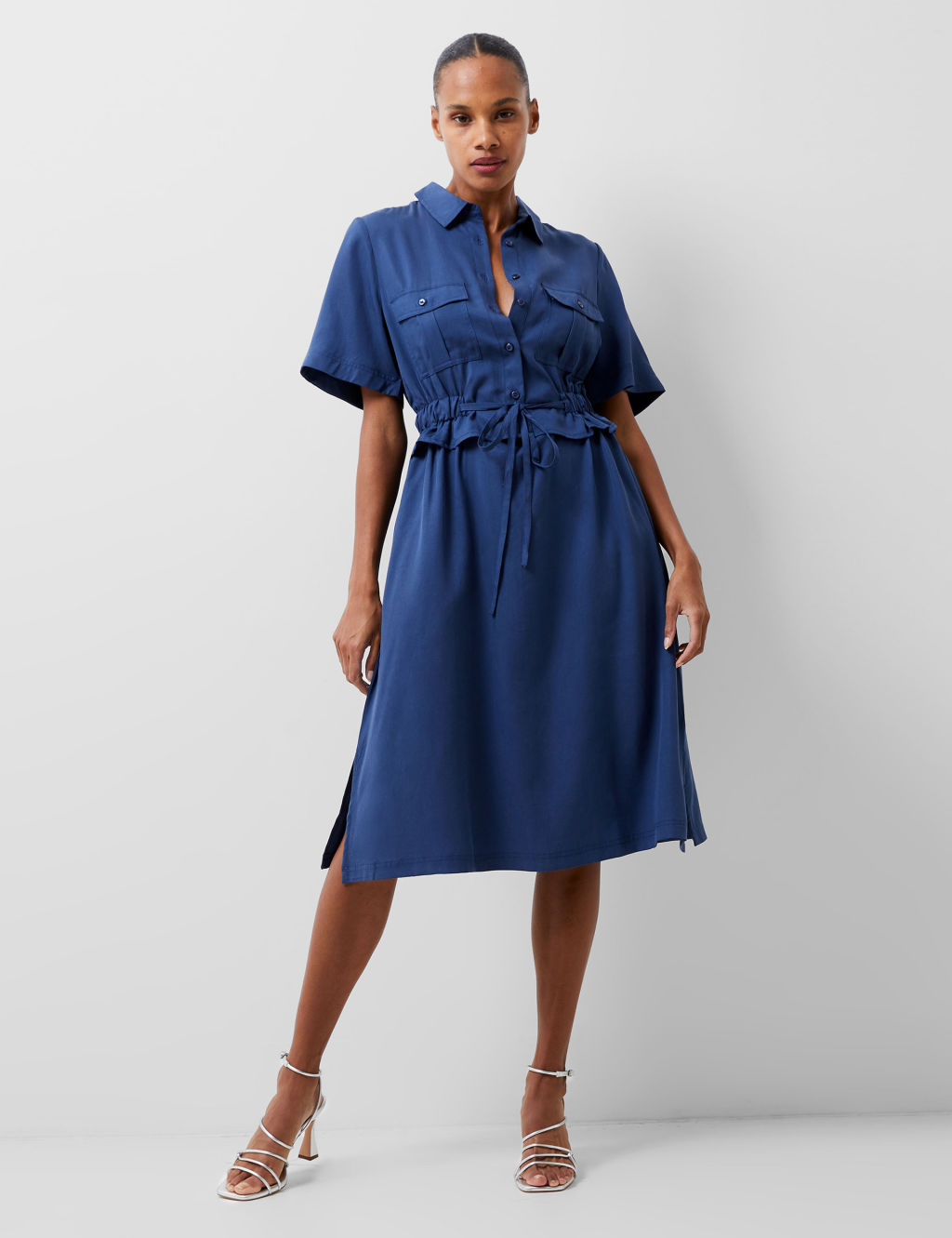 Pure Lyocell™ Midaxi Shirt Dress