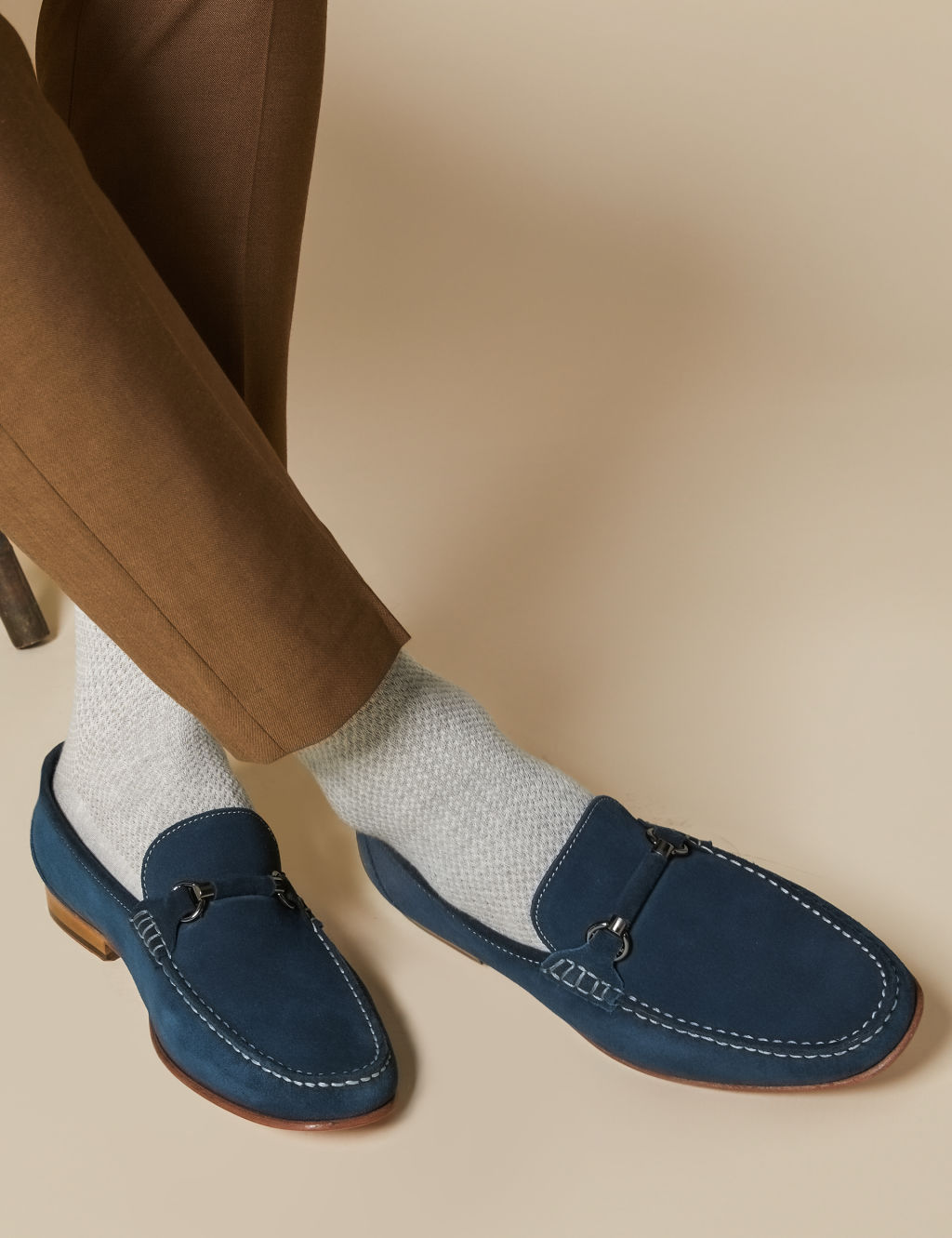 Suede Slip-On Loafers