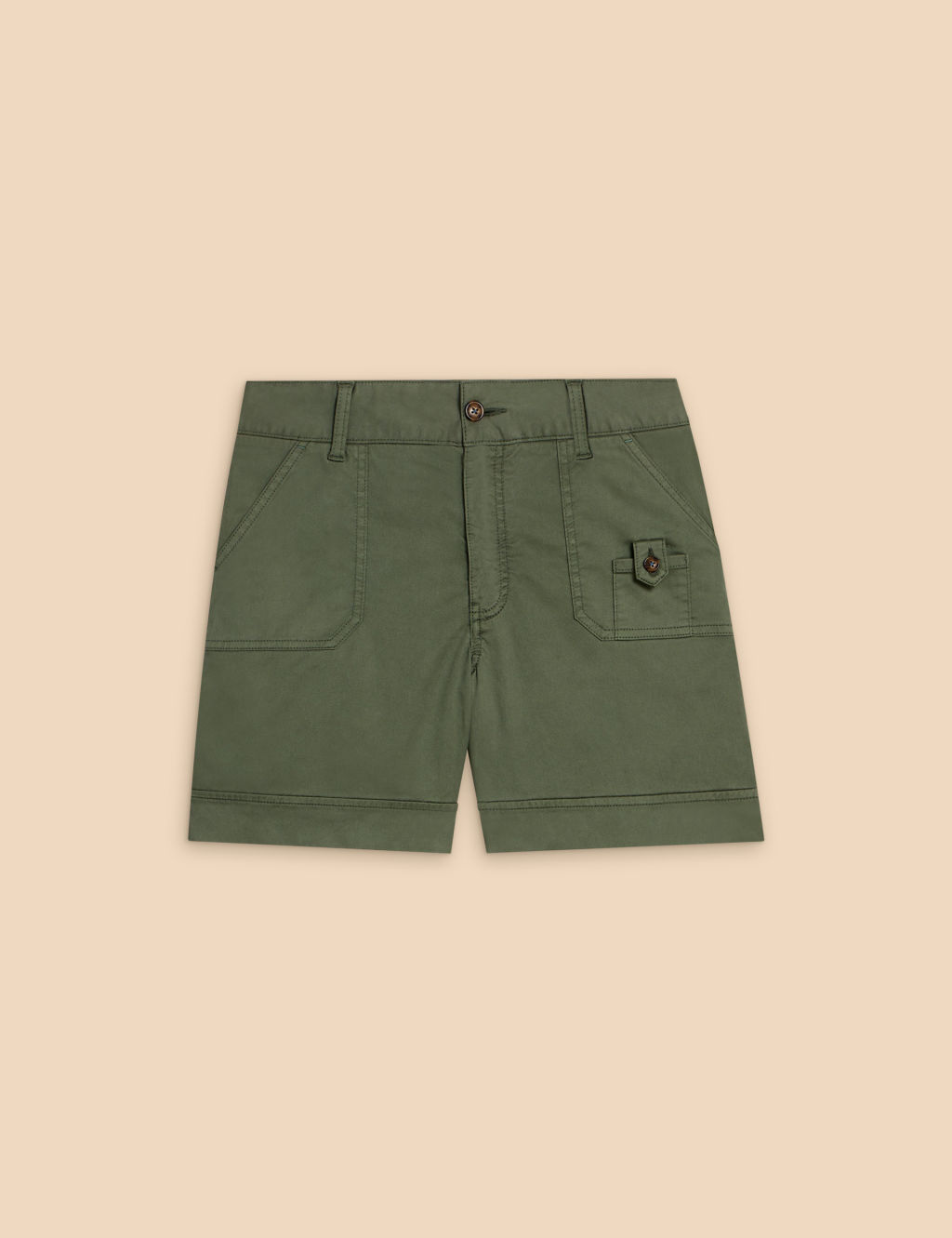 Cotton Blend Shorts 1 of 6