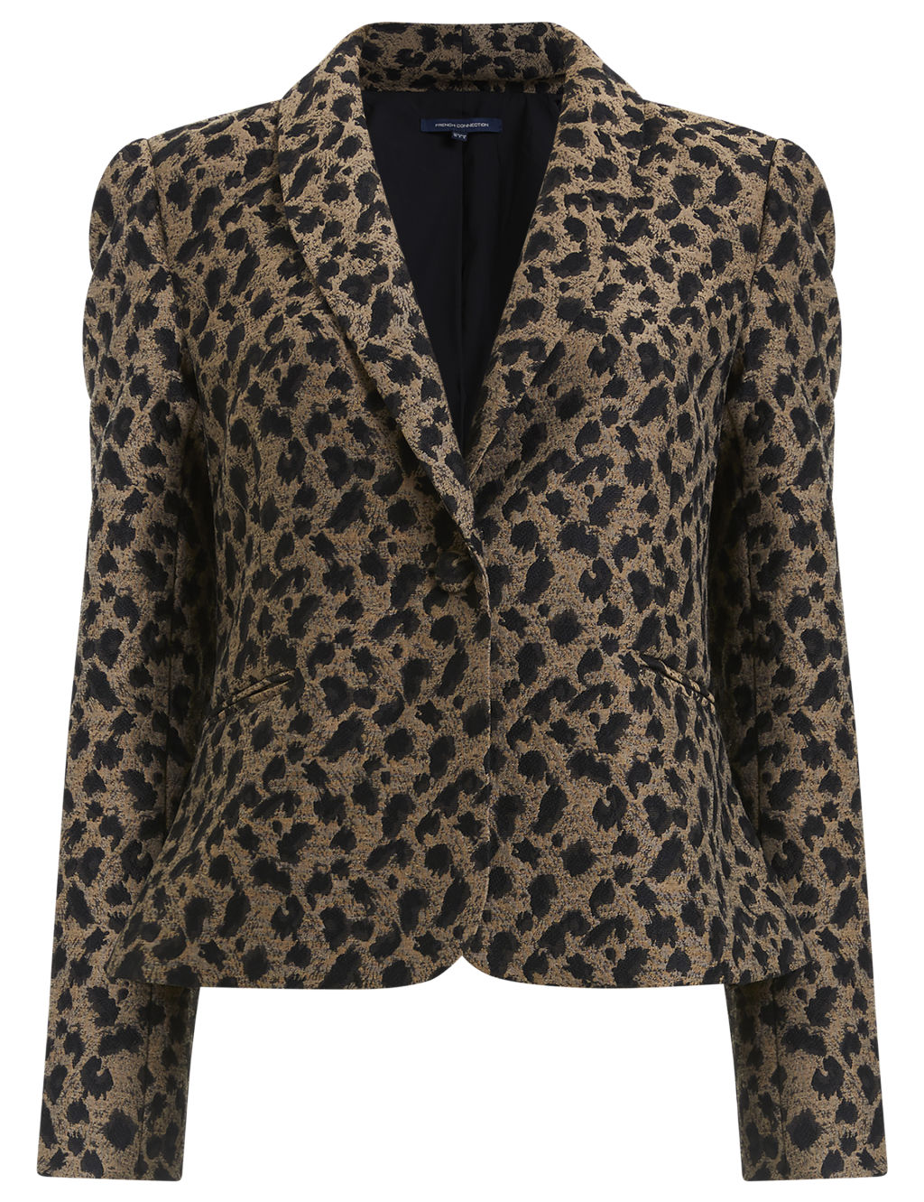 Animal Print Single Breasted Blazer 1 of 4