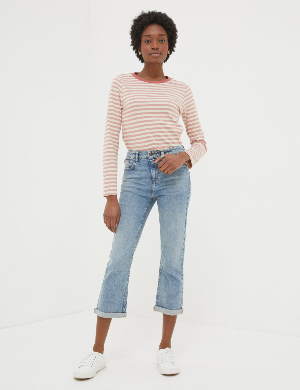 Slim Fit Cropped Jeans