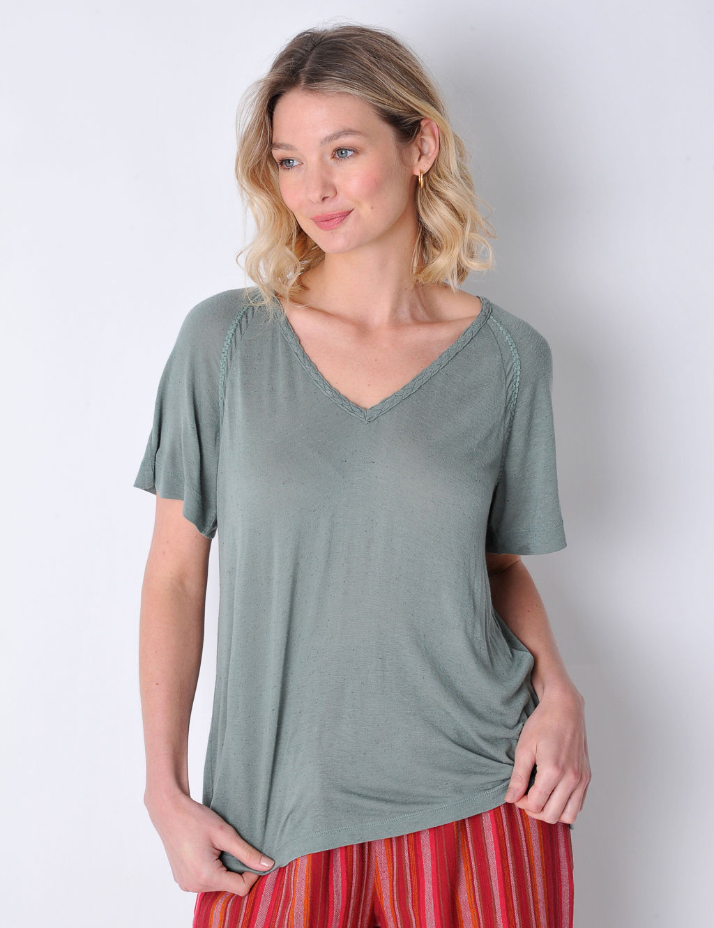 Women's V-Neck T-Shirts | M&S