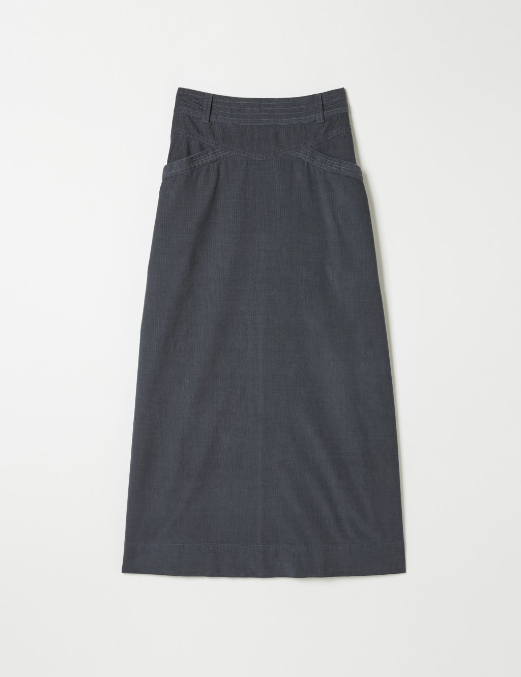 Cord Midi Utility Skirt