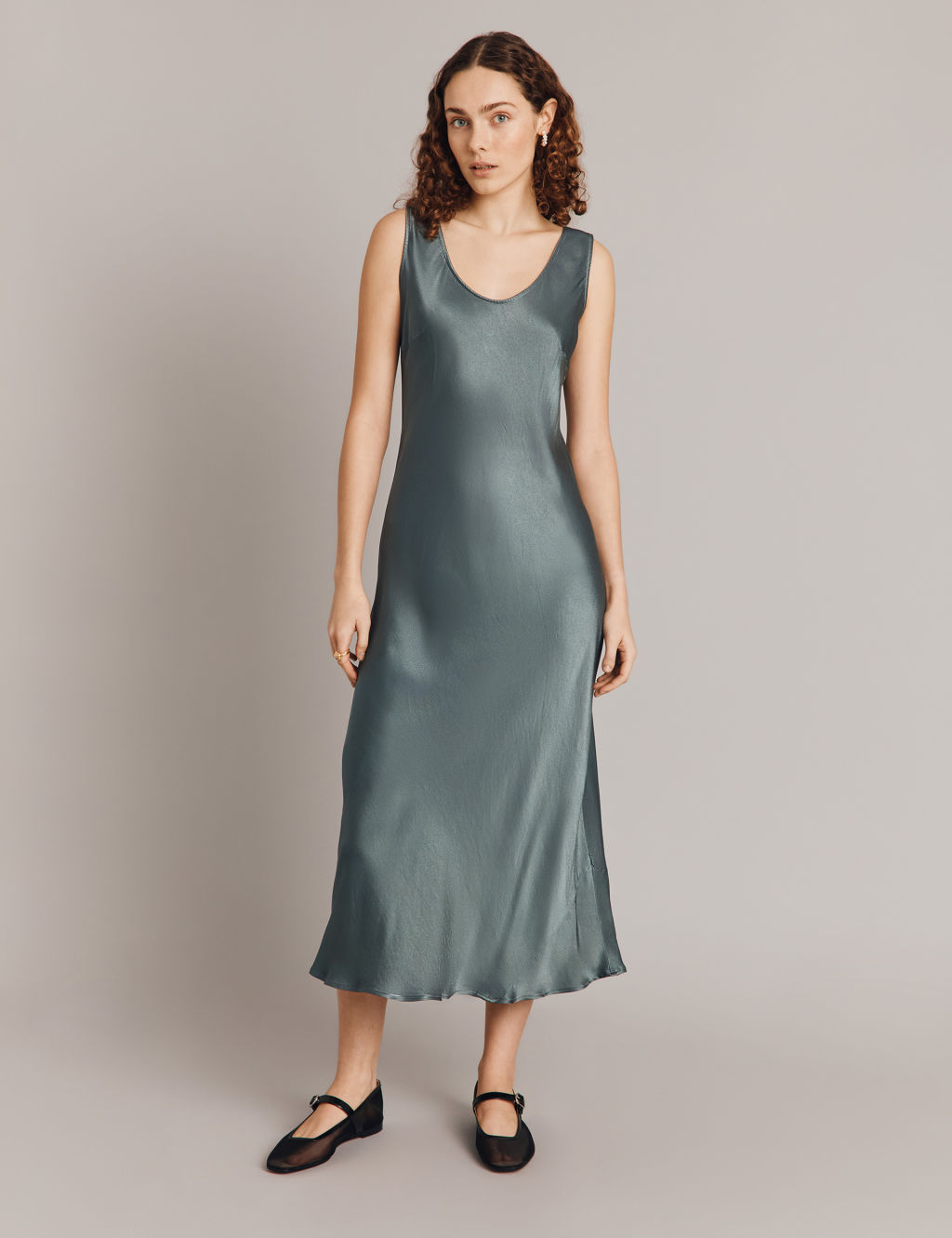 Satin Midaxi Slip Dress 4 of 4