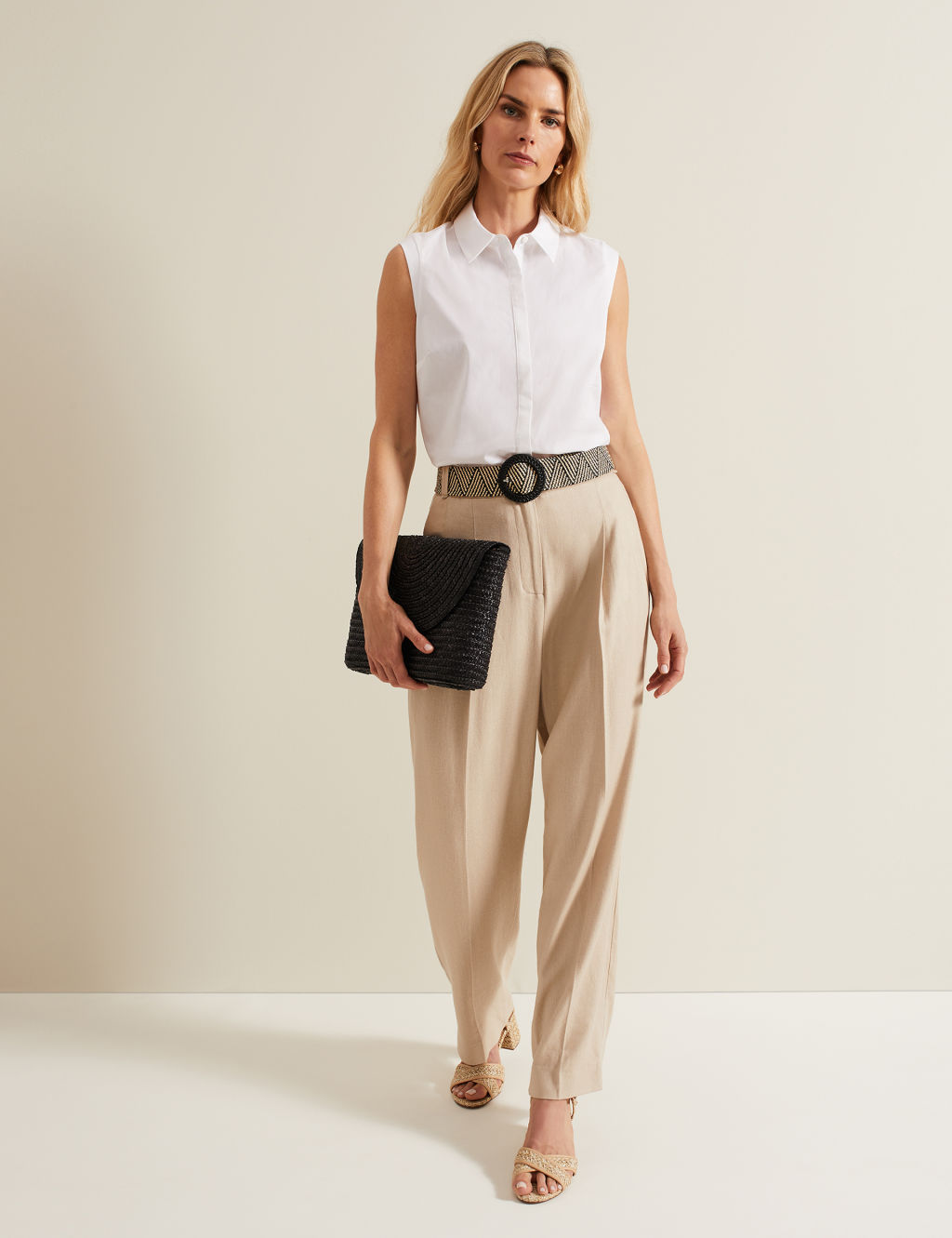 Pleat Front Trousers