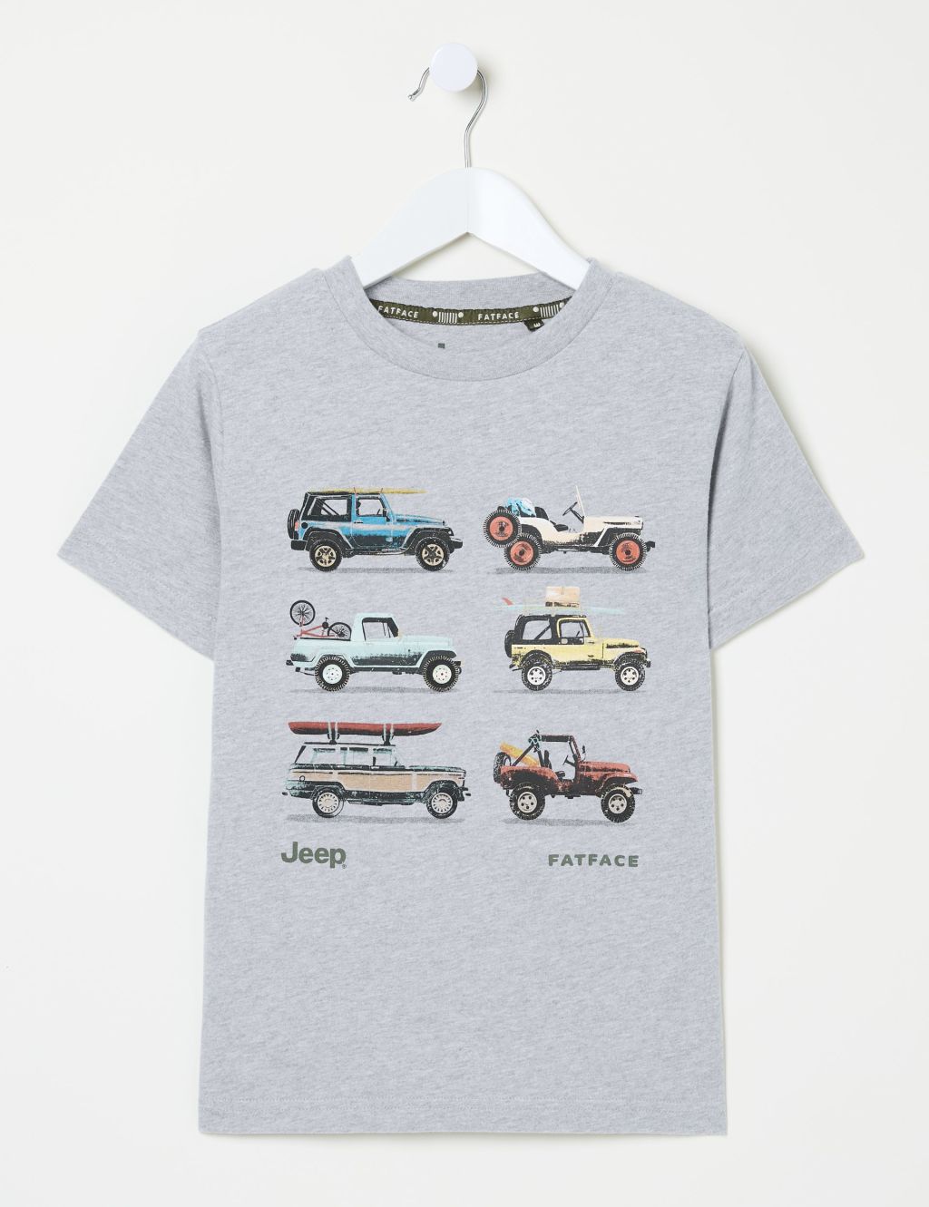 Pure Cotton Jeep Graphic T-Shirt (3-13 Yrs)