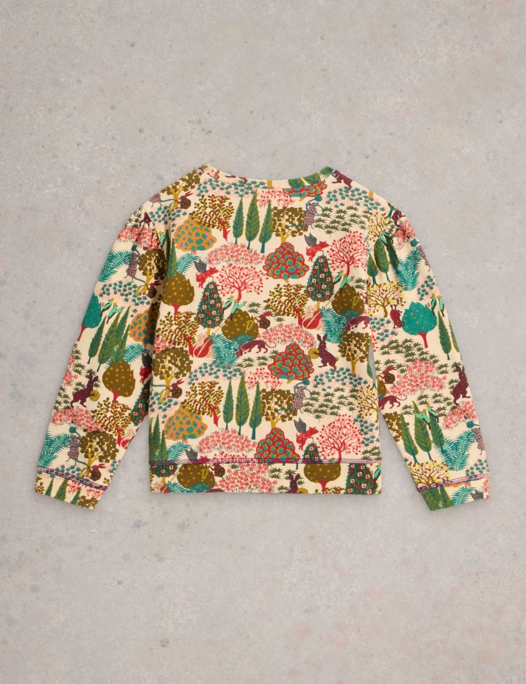 Pure Cotton Woodland Print Sweatshirt (3-10 Yrs)