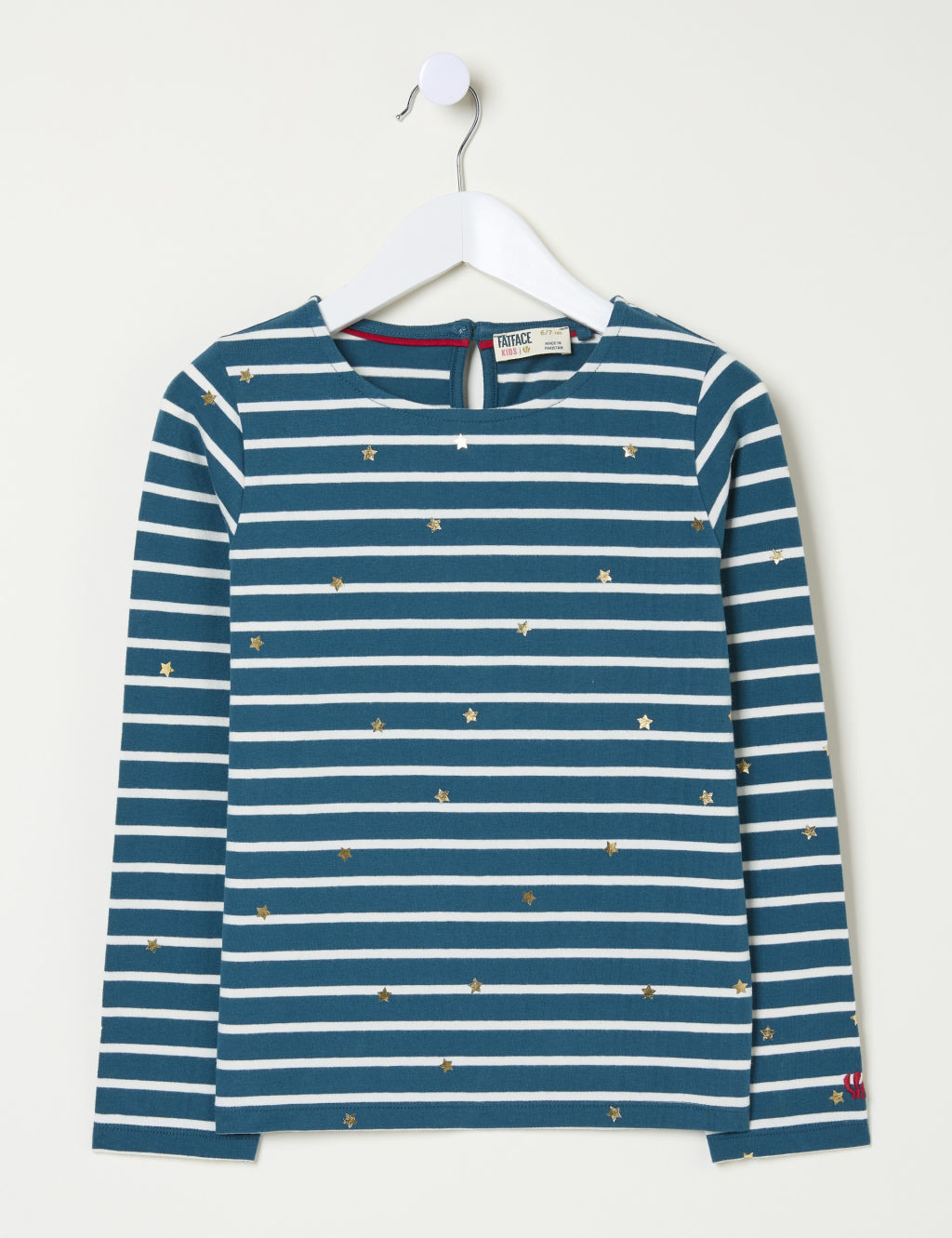 Cotton Rich Striped Star T-Shirt (3-13 Yrs)