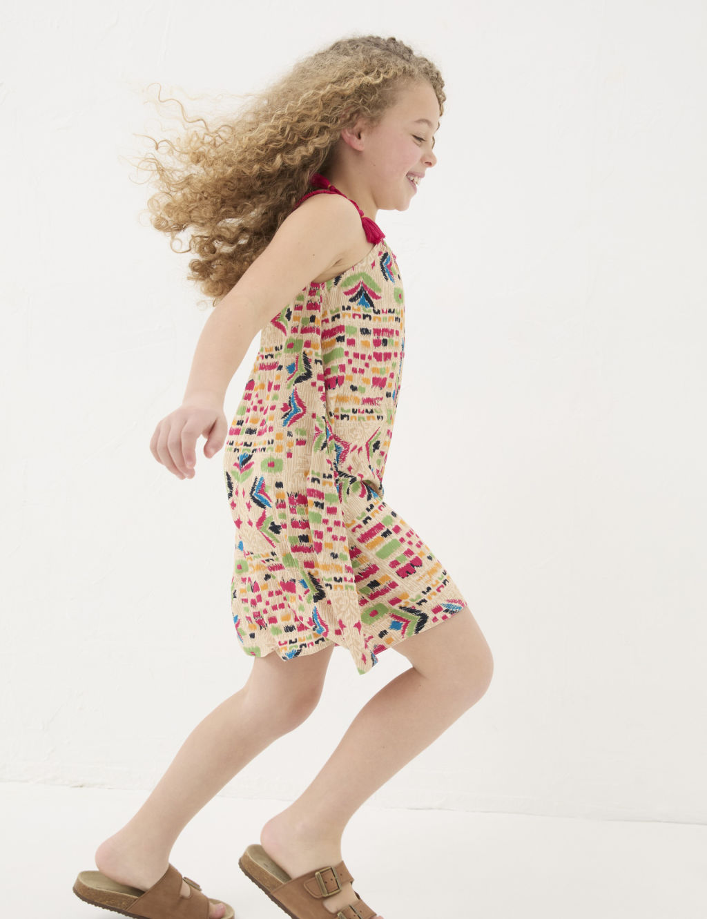Pure Cotton Printed Dress (3-13 Yrs)