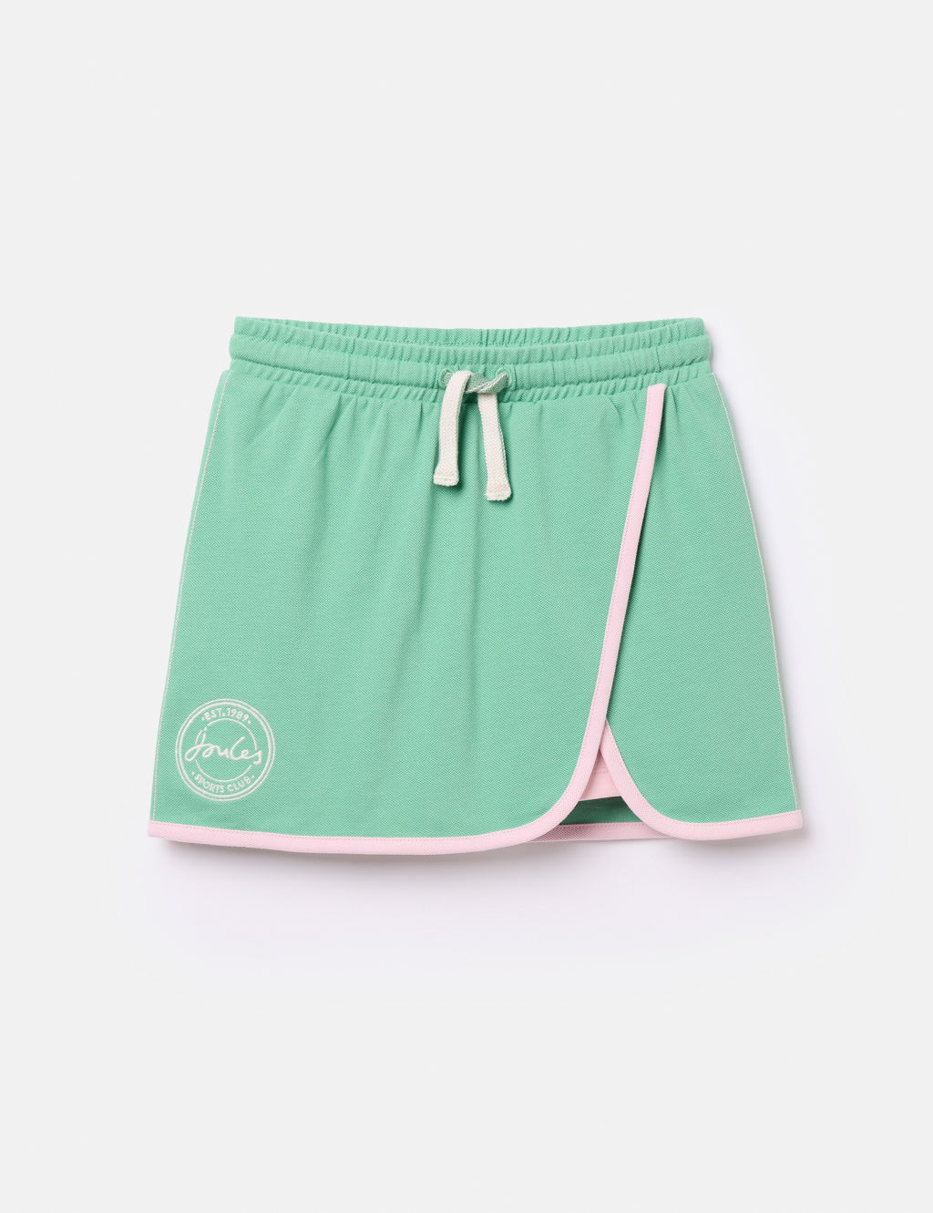 Pure Cotton Elasticated Waist Skort (2-12 Yrs)