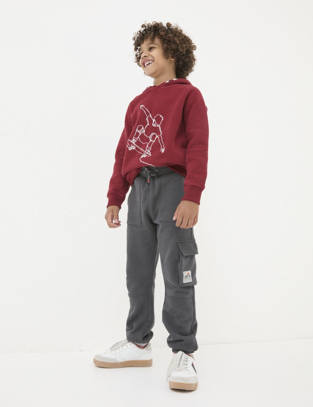 Pure Cotton Cargo Joggers (3-13 Yrs)