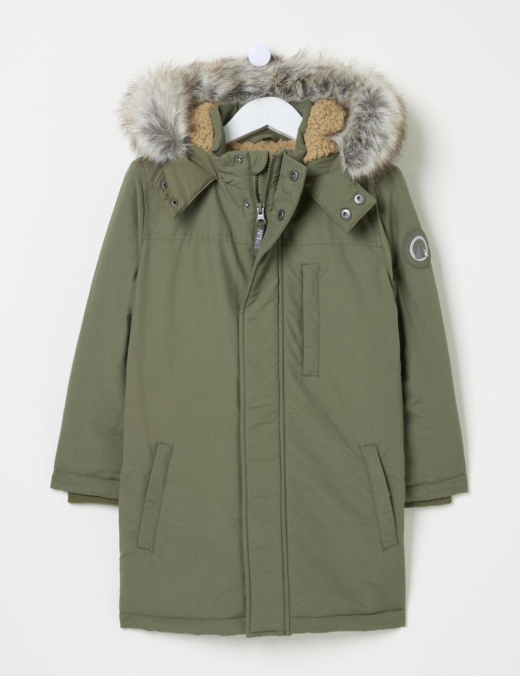 Cotton Rich Hooded Padded Parka (3-13 Yrs)